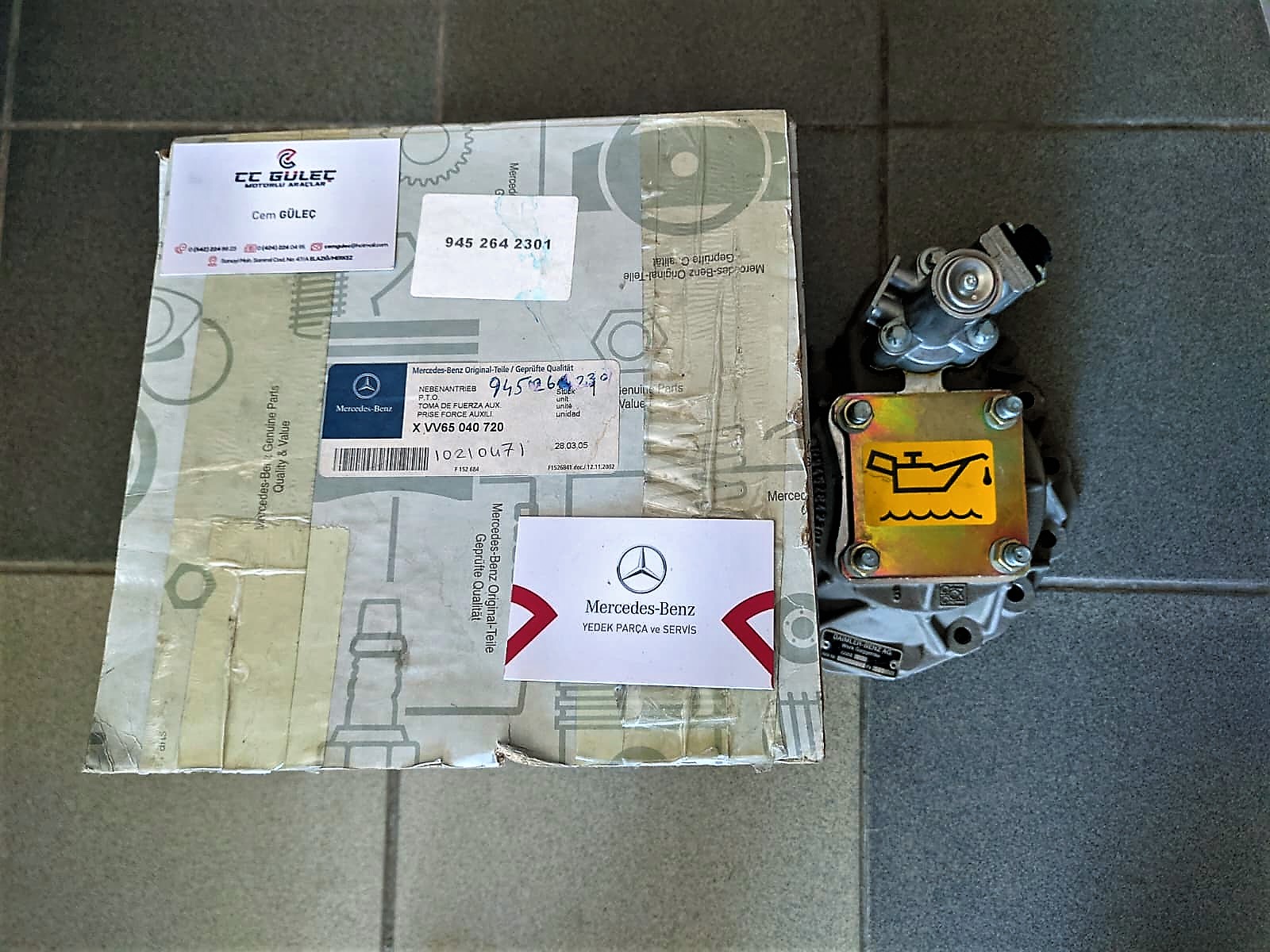 Mercedes Benz Trucks Orjinal - Şanzıman PTO Gövdesi 